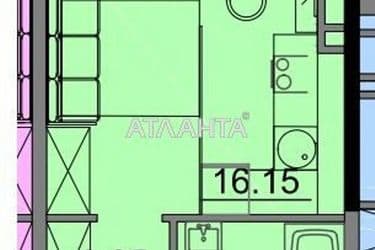 1-room apartment apartment by the address st. Kosvennaya Vegera (area 22,9 m²) - Atlanta.ua - photo 14