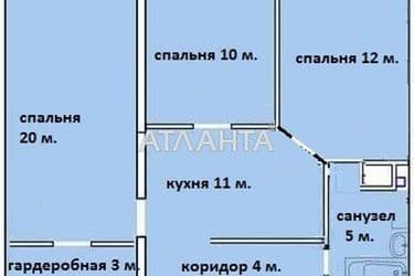 3-rooms apartment apartment by the address st. Zhemchuzhnaya (area 65 m²) - Atlanta.ua - photo 25