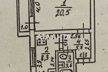 1-room apartment apartment by the address st. 7 ya ulitsa (area 40,1 m²) - Atlanta.ua - photo 33