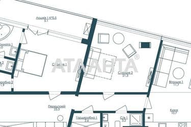 2-rooms apartment apartment by the address st. Frantsuzskiy bul Proletarskiy bul (area 106 m²) - Atlanta.ua - photo 13