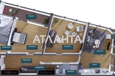 2-rooms apartment apartment by the address st. Frantsuzskiy bul Proletarskiy bul (area 106 m²) - Atlanta.ua - photo 14