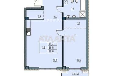 1-room apartment apartment by the address st. Rishelevskaya Lenina (area 70 m²) - Atlanta.ua - photo 9