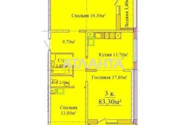 3-rooms apartment apartment by the address st. Zhabotinskogo Proletarskaya (area 83,7 m²) - Atlanta.ua - photo 10