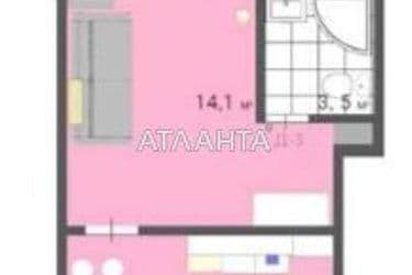 1-room apartment apartment by the address st. Knyazheskaya Baranova (area 24,9 m²) - Atlanta.ua - photo 16