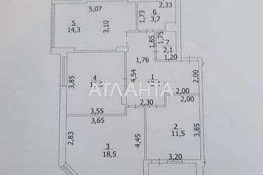 3-rooms apartment apartment by the address st. Nebesnoy Sotni pr Zhukova marsh pr Leninskoy iskry pr (area 80,7 m²) - Atlanta.ua - photo 31