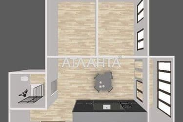 2-rooms apartment apartment by the address st. Solnechnaya (area 56 m²) - Atlanta.ua - photo 13