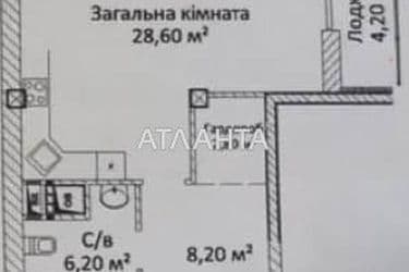 1-room apartment apartment by the address st. Evreyskaya Bebelya (area 47,9 m²) - Atlanta.ua - photo 4