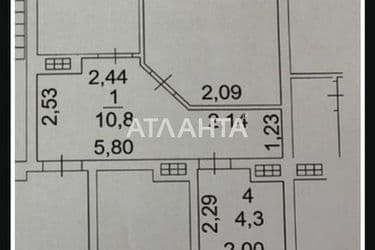 1-room apartment apartment by the address st. Ukrainki Lesi (area 44 m²) - Atlanta.ua - photo 38