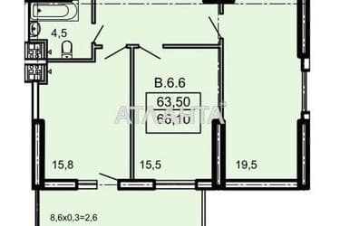 2-rooms apartment apartment by the address st. Topolinnyy per (area 65,9 m²) - Atlanta.ua - photo 18