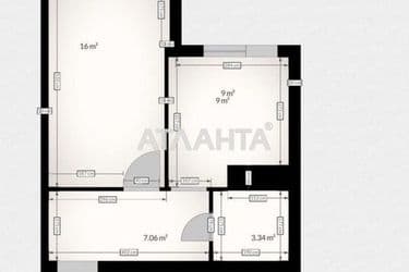 1-room apartment apartment by the address st. Tsvetaeva gen (area 37 m²) - Atlanta.ua - photo 17