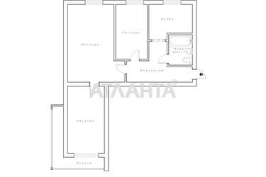 3-комнатная квартира по адресу Артиллерийский 2-й пер. (площадь 58,2 м²) - Atlanta.ua - фото 43
