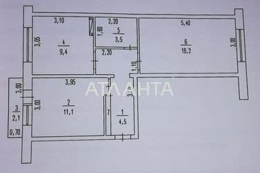 2-rooms apartment apartment by the address st. Gvardeyskaya (area 48 m²) - Atlanta.ua - photo 8