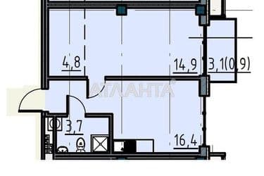1-room apartment apartment by the address st. Rishelevskaya Lenina (area 40,9 m²) - Atlanta.ua - photo 16