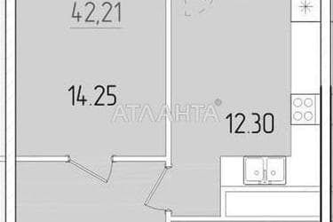 1-комнатная квартира по адресу ул. Краснова (площадь 41,9 м²) - Atlanta.ua - фото 10