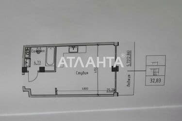 1-room apartment apartment by the address st. Primorskaya Suvorova (area 32,8 m²) - Atlanta.ua - photo 6