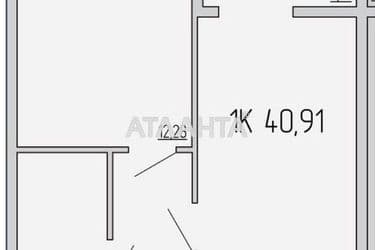 1-кімнатна квартира за адресою вул. Каманіна (площа 41 м²) - Atlanta.ua - фото 18