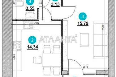 1-комнатная квартира по адресу ул. Героев Майдана (площадь 40,1 м²) - Atlanta.ua - фото 19