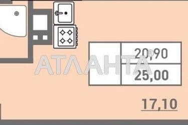 1-комнатная квартира по адресу ул. Пишоновская (площадь 25 м²) - Atlanta.ua - фото 7