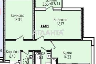 2-кімнатна квартира за адресою вул. Генуезька (площа 64 м²) - Atlanta.ua - фото 40