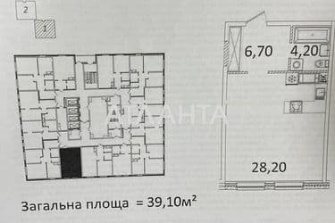1-room apartment apartment by the address st. Pionerskaya Varlamova Akademicheskaya (area 39,1 m²) - Atlanta.ua - photo 6