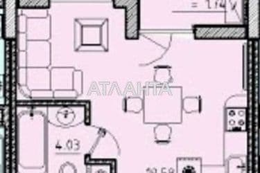 1-комнатная квартира по адресу ул. Неделина (площадь 27 м²) - Atlanta.ua - фото 18