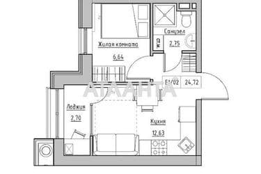 1-room apartment apartment by the address st. Spreysa (area 25 m²) - Atlanta.ua - photo 8