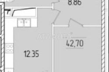 1-room apartment apartment by the address st. Krasnova (area 42,9 m²) - Atlanta.ua - photo 12