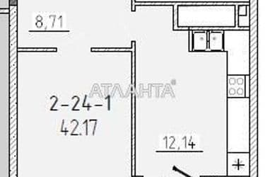 1-room apartment apartment by the address st. Krasnova (area 42,2 m²) - Atlanta.ua - photo 10