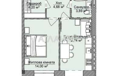 1-room apartment apartment by the address st. Dnepropetr dor Semena Paliya (area 43,2 m²) - Atlanta.ua - photo 4