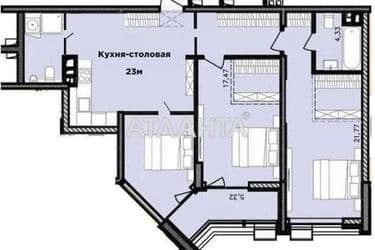 3-rooms apartment apartment by the address st. Franko Ivana (area 93,6 m²) - Atlanta.ua - photo 16
