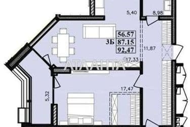 3-rooms apartment apartment by the address st. Franko Ivana (area 93,6 m²) - Atlanta.ua - photo 17