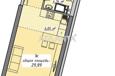 1-room apartment apartment by the address st. Kurortnyy per (area 29,9 m²) - Atlanta.ua - photo 24