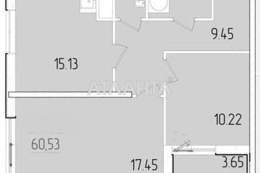 2-rooms apartment apartment by the address st. Krasnova (area 60,5 m²) - Atlanta.ua - photo 3