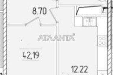 1-комнатная квартира по адресу ул. Краснова (площадь 41,8 м²) - Atlanta.ua - фото 11