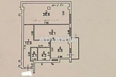 2-комнатная квартира по адресу Испанский пер. (площадь 69,7 м²) - Atlanta.ua - фото 34