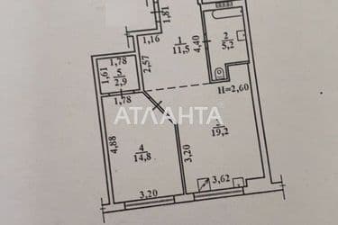 1-room apartment apartment by the address st. Dyukovskaya Nagornaya (area 53,4 m²) - Atlanta.ua - photo 17