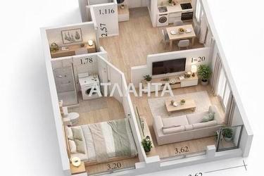 1-комнатная квартира по адресу ул. Дюковская (площадь 53,4 м²) - Atlanta.ua - фото 36