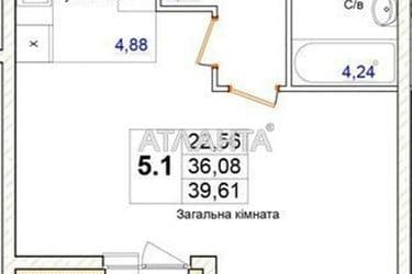 1-к квартира на улице Пригородная в Новосёлках - Atlanta.ua - фото 10