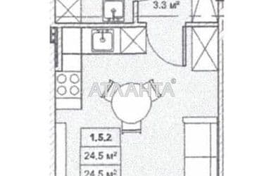 1-комнатная квартира по адресу ул. Бочарова ген. (площадь 24,5 м²) - Atlanta.ua - фото 10