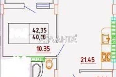 1-комнатная квартира по адресу ул. Бочарова ген. (площадь 40 м²) - Atlanta.ua - фото 26