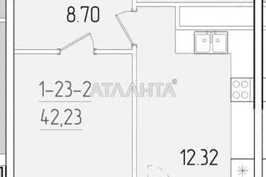1-room apartment apartment by the address st. Krasnova (area 42,2 m²) - Atlanta.ua - photo 6