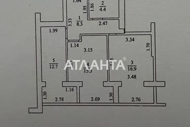 2-кімнатна квартира за адресою вул. Грушевського Михайла (площа 57,6 м²) - Atlanta.ua - фото 20