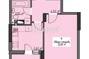 1-room apartment apartment by the address st. Vorobeva ak (area 33 m²) - Atlanta.ua - photo 29