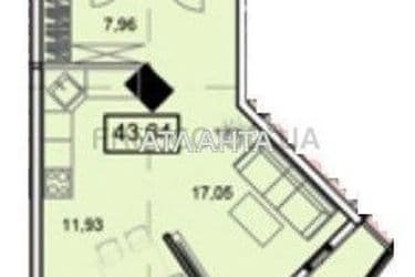 1-room apartment apartment by the address st. Gagarinskoe plato (area 46 m²) - Atlanta.ua - photo 9