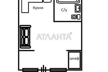 1-room apartment apartment by the address st. Bocharova gen (area 30 m²) - Atlanta.ua - photo 13