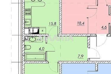 1-room apartment apartment by the address st. Prokhorovskaya Khvorostina (area 51,4 m²) - Atlanta.ua - photo 14