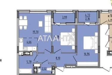 2-комнатная квартира по адресу Хмельницкого Б. Ул. (площадь 76,4 м²) - Atlanta.ua - фото 15