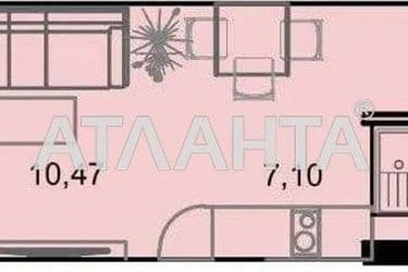 1-room apartment apartment by the address st. Gagarinskoe plato (area 26 m²) - Atlanta.ua - photo 8