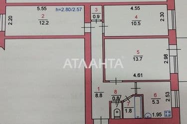 3-rooms apartment apartment by the address st. Khantadze (area 55 m²) - Atlanta.ua - photo 17