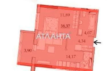 1-room apartment apartment by the address st. Sportivnaya (area 38,3 m2) - Atlanta.ua - photo 36